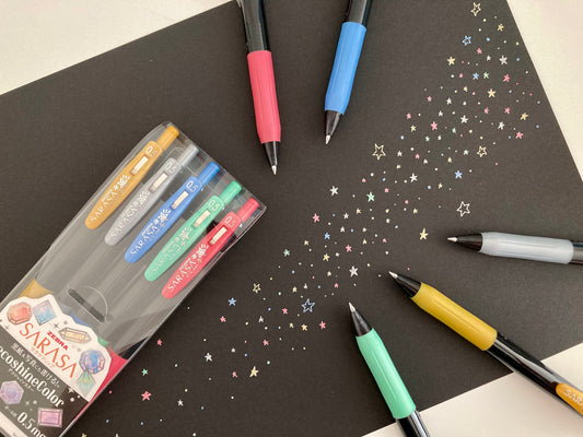 Zebra Sarasa Clip Pen Shine Color 5 set