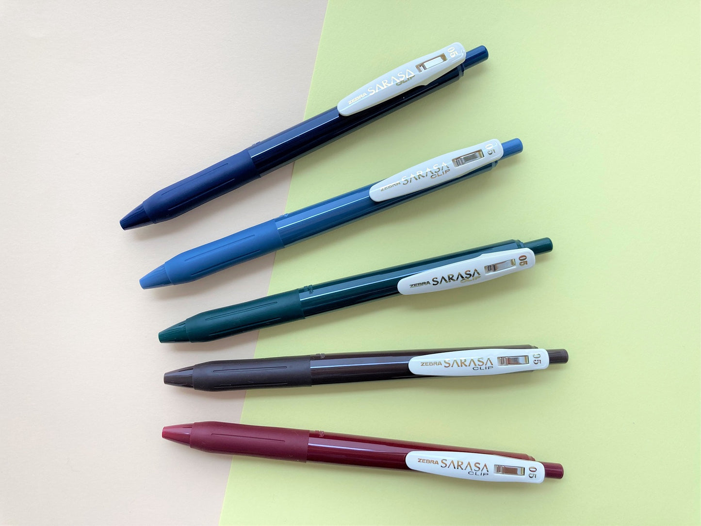 Zebra Sarasa Clip Pen Vintage color  5 set