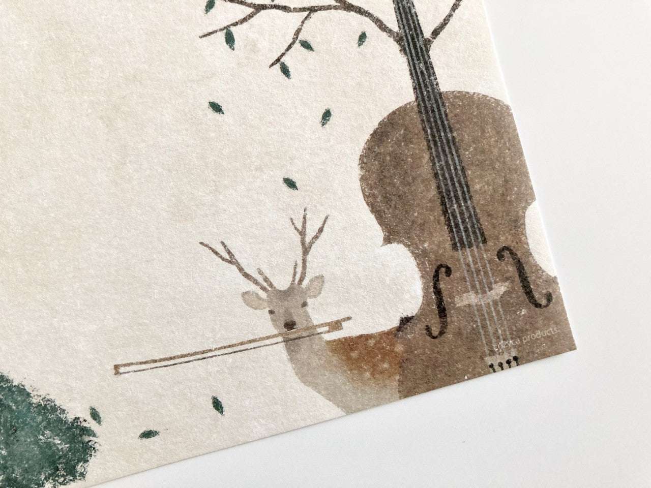 Brevsett Deer and Cello