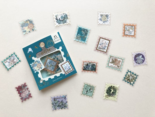 Klistermerker Frimerke Blomster