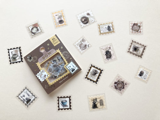 Klistermerker Frimerke Kaffe